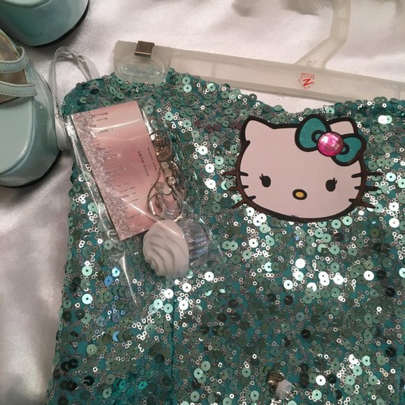 CUSTOM DREAM DRESS AND JEWELERY SET!🍭💖with hello kitty added details - Picture 17 of 17